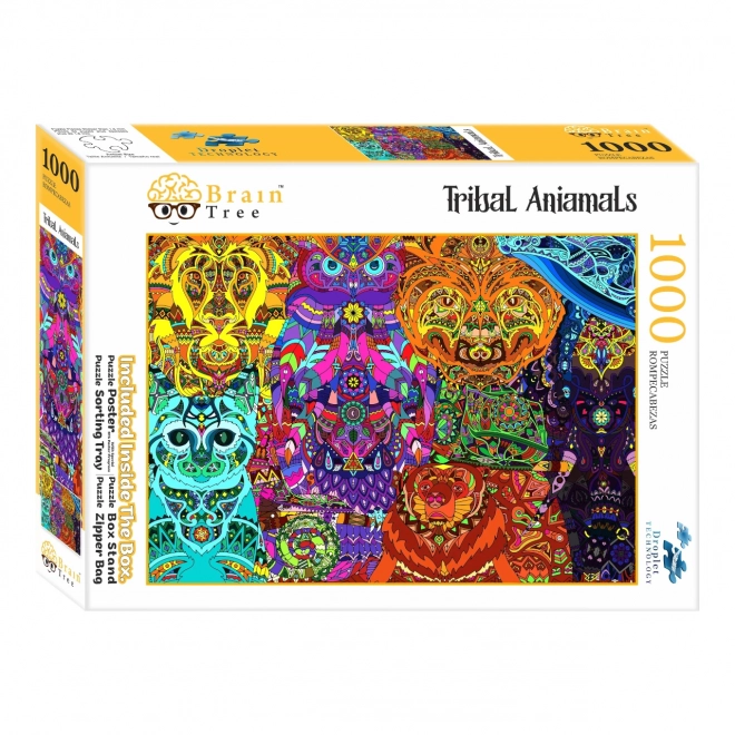 Brain Tree Puzzle Animal Totems 1000 Pieces