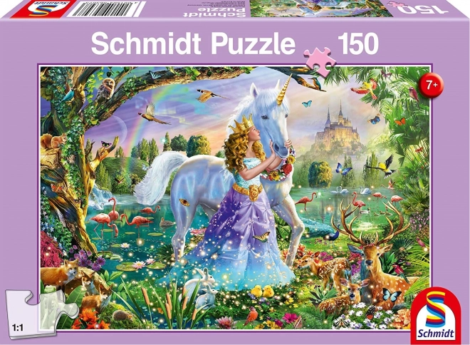 Princess with Unicorn Puzzle 150 Pieces