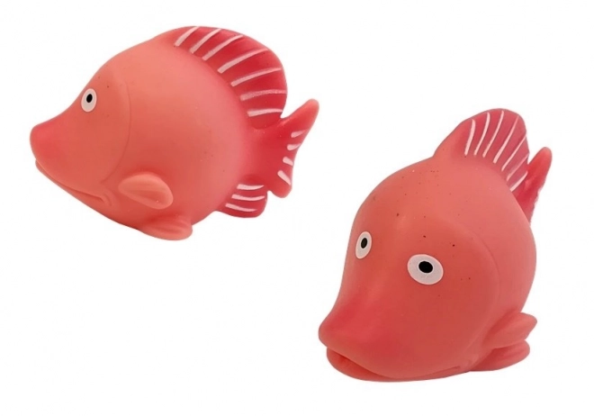 Bath Toy Set with Squirting Fish