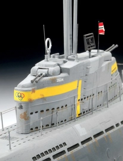 German Submarine Model Type XXI 1:144