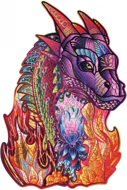 Artistic dragon motif