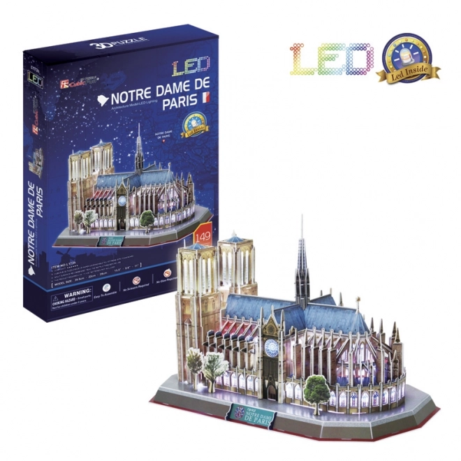 3D Puzzle LED Notre Dame