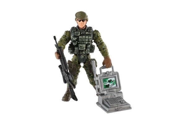 Military Action Figures with Dog and Accessories