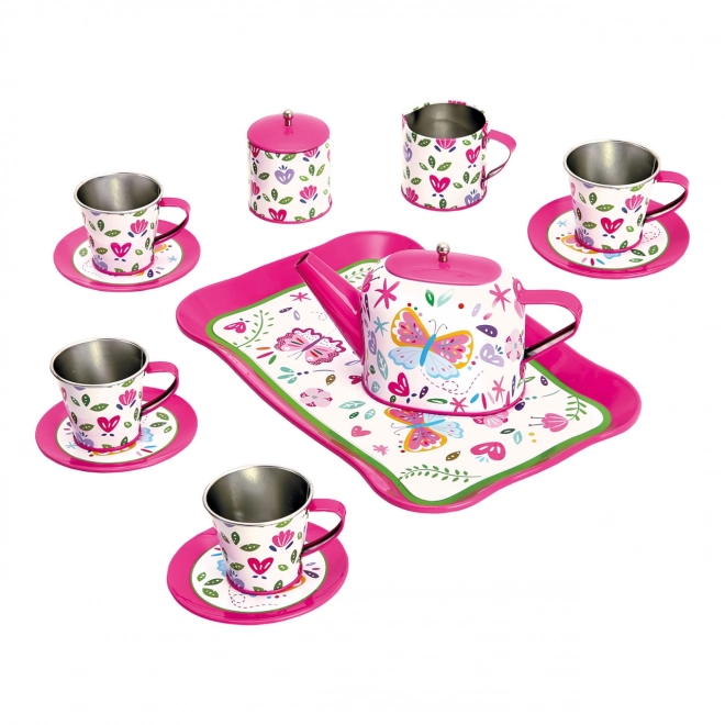 Bino Children's Pink Tea Set