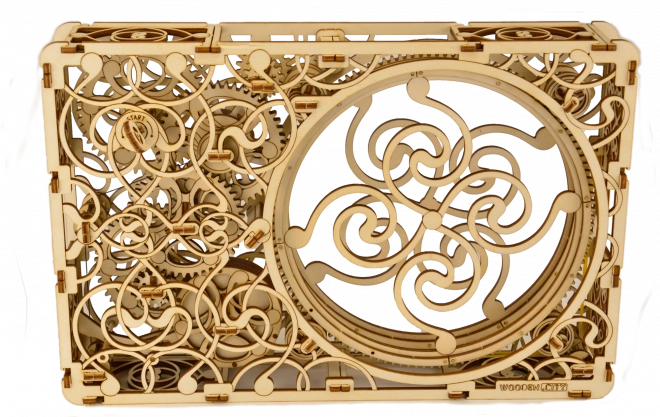 Mehanska slika - lesena 3D sestavljanka