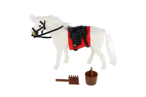 Horse Figure with Saddle and Accessories