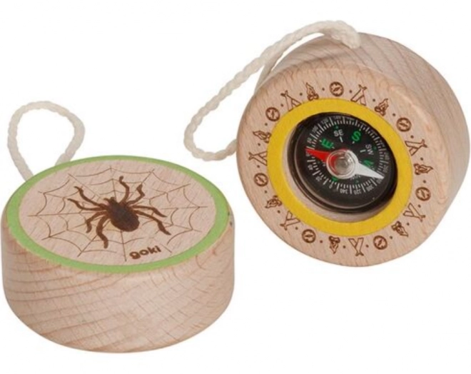 Goki Wooden Compass Spider