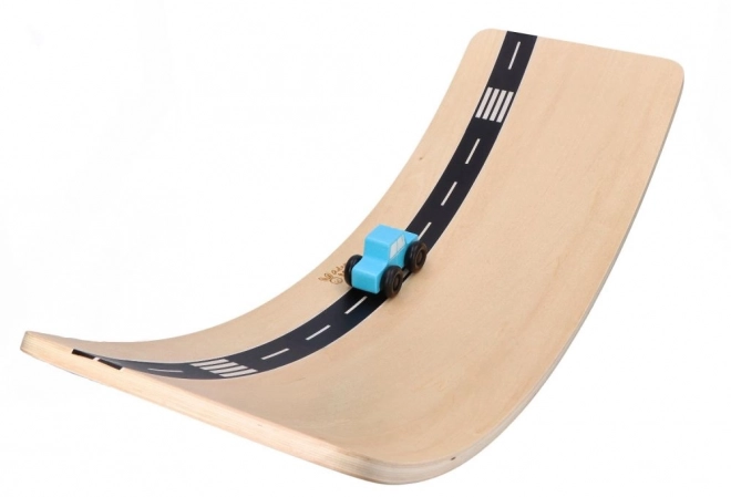 Balancing Board with Car and Stick-On Road