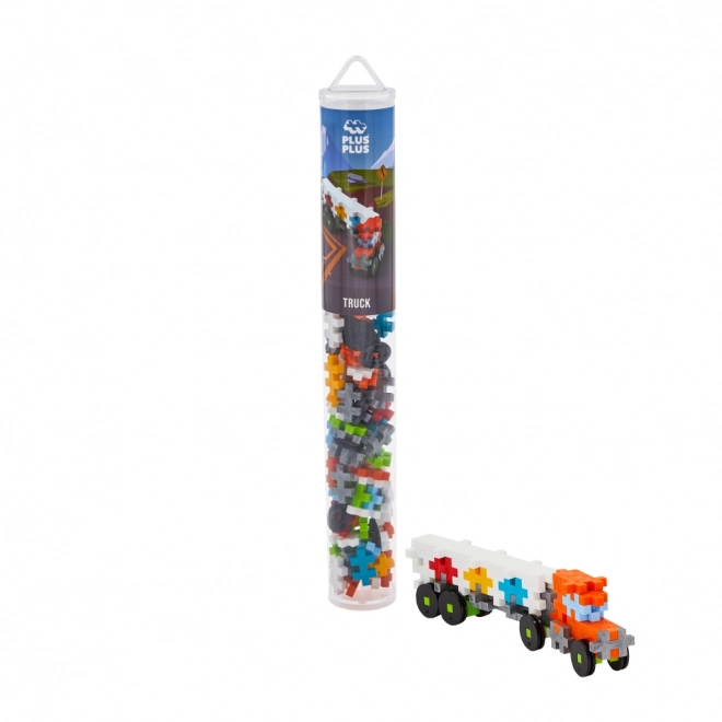 Camion Plus-Plus Set Creativo (100 pezzi) in Tubo