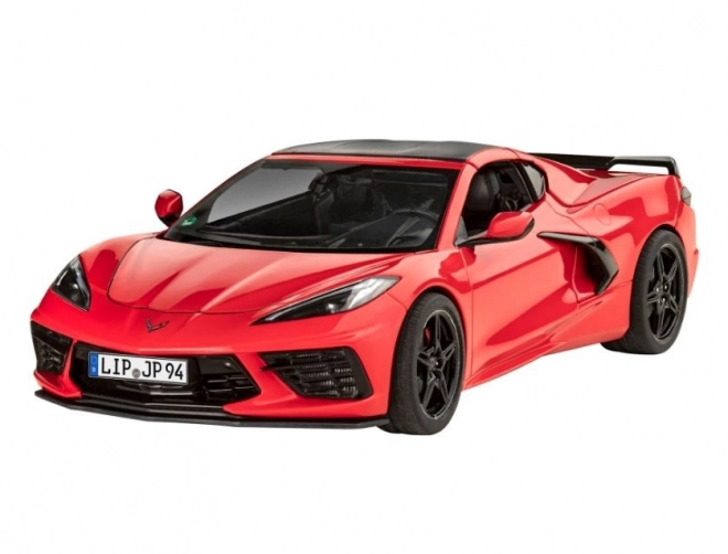 Plastic Model Car Corvette C8 Coupe