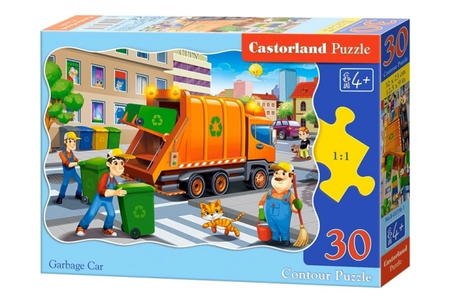 Garbage Truck Kids Puzzle