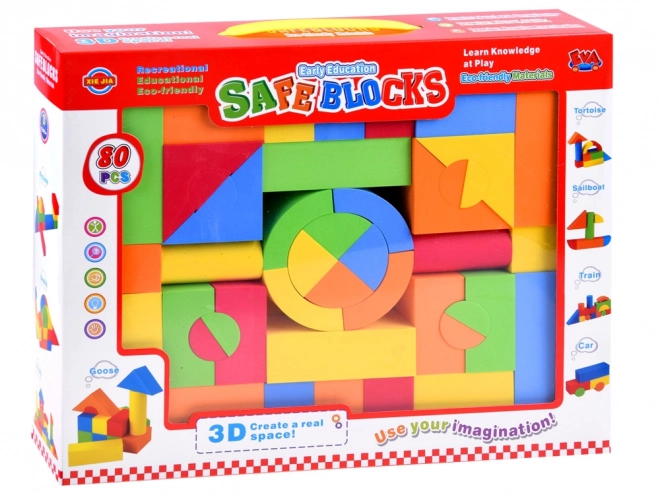 Soft Colorful Foam Blocks Set