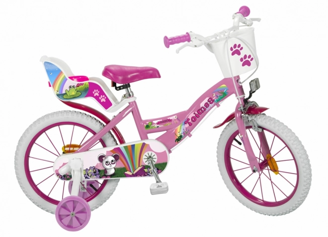 Children's Bicycle Toimsa Fantasy Pink/White 16"