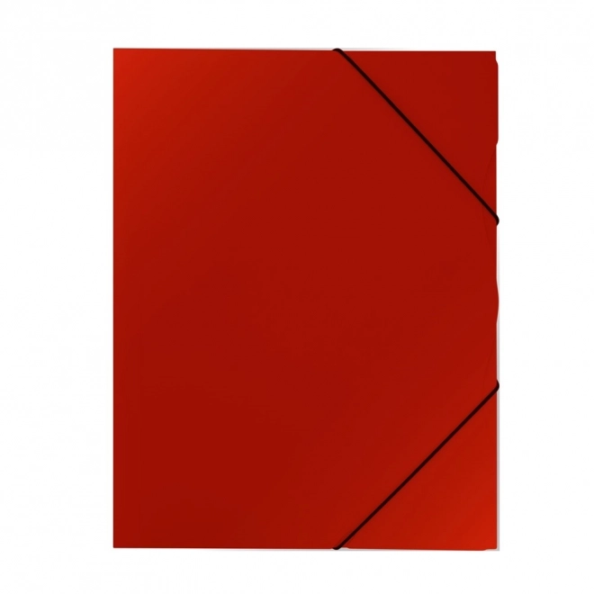 Classic Red A4 Folder with Elastic Band