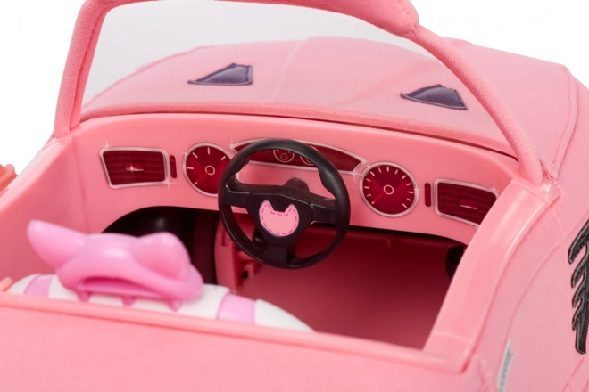 Na! Na! Na! Surprise Plush Pink Convertible Car Cat Design