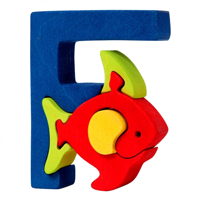 Fauna Alfabeto lettera F - pesce