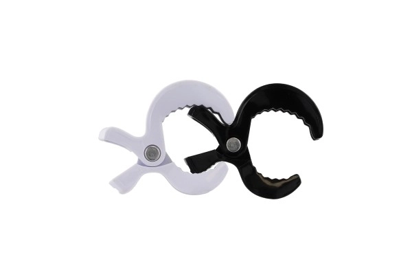 Stroller Clips Black and White Set