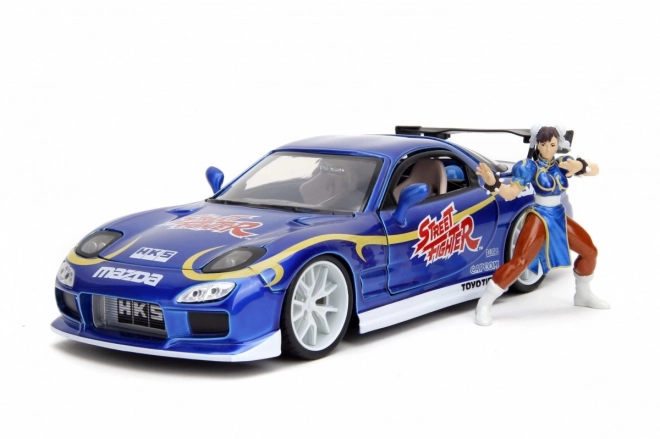 Street Fighter 1993 Mazda RX7 Model by Jada Toys