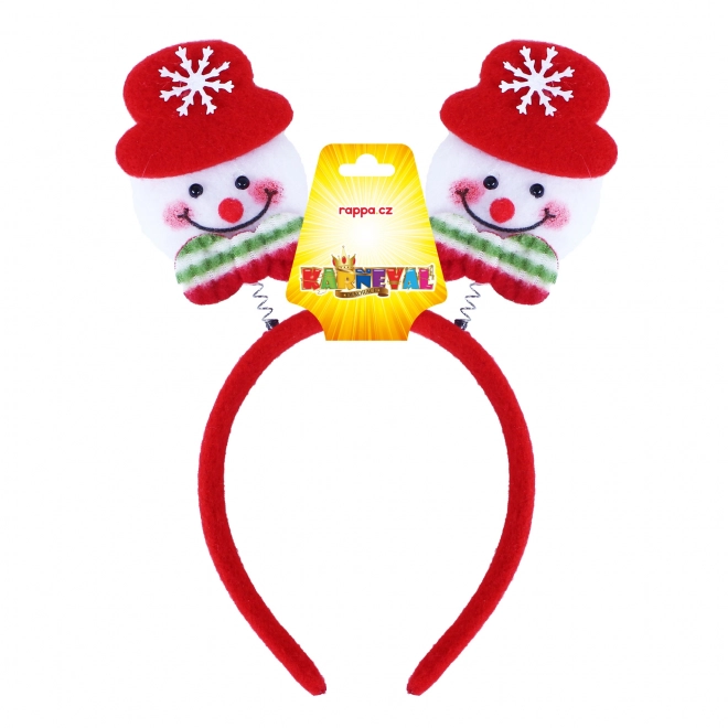 Christmas Headband with Snowman