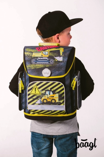 School Backpack Ergo Construction Truck