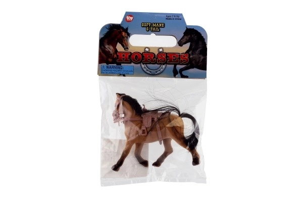 Plastic Horse with Saddle