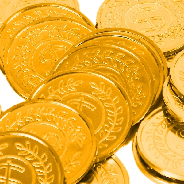 Golden Plastic Coins