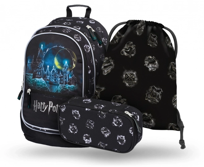 Harry Potter Hogwarts School Backpack Set