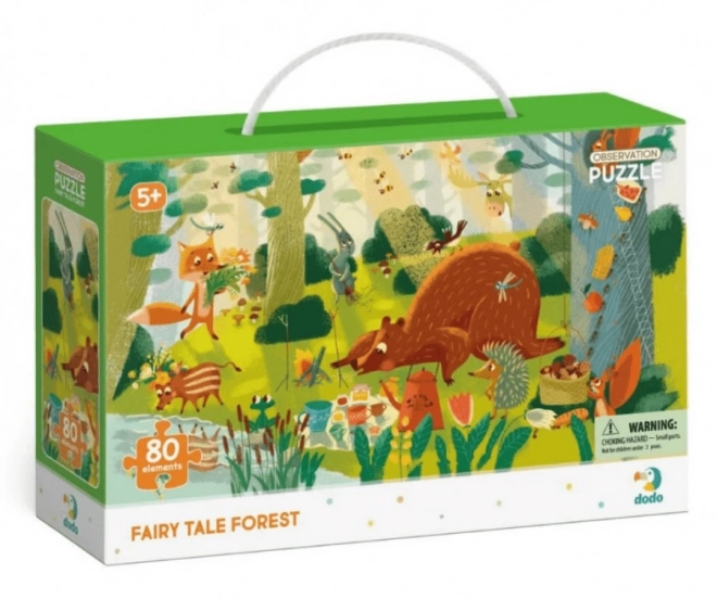 Puzzle with Hidden Images - Fairy Tale Forest 80 Pieces