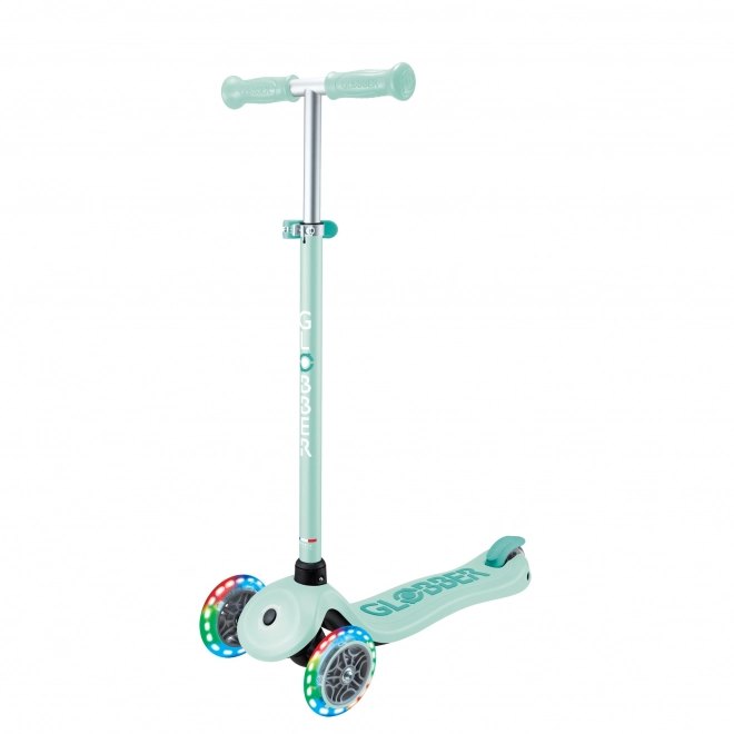 Globber Kids 3-Wheeled Scooter Primo Plus Lights Mint