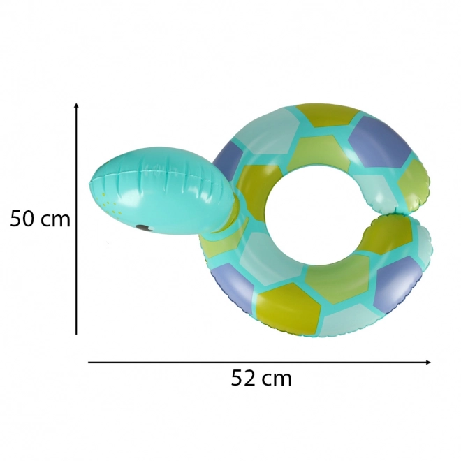 Inflatable Swimming Ring Turtle Design for Kids