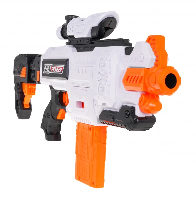 Fast Pioneer White Semi-Automatic Toy Gun