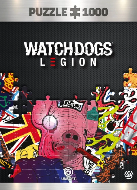 Good Loot Puzzle Watch Dogs: Legion Pig Mask 1000 Pieces