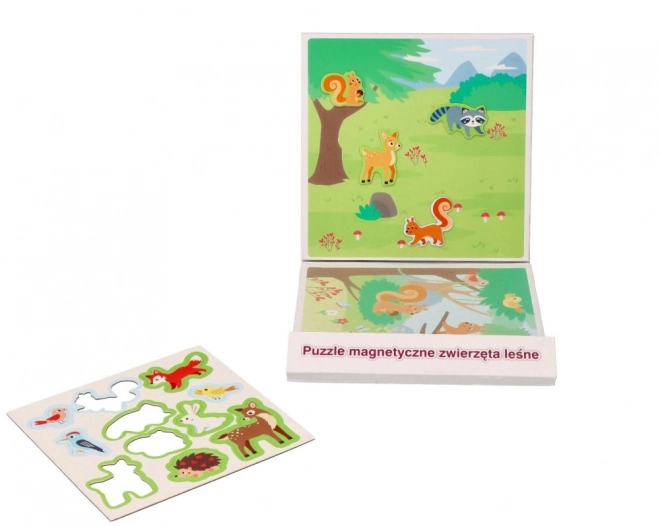 Magnetická puzzle knižka - Lesné zvieratá