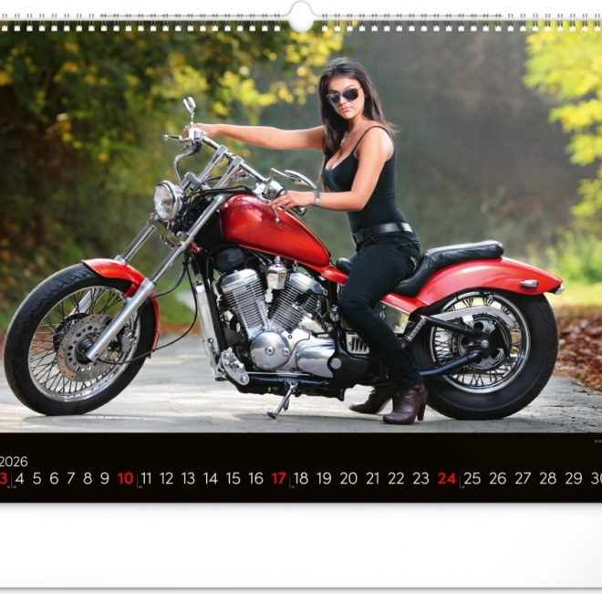 Wandkalender Girls & Bikes 2026