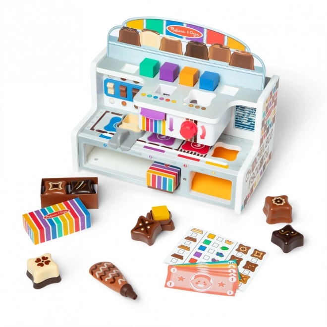 Wooden Chocolate Factory Playset