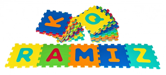 Colorful Alphabet and Number Foam Puzzle Mat