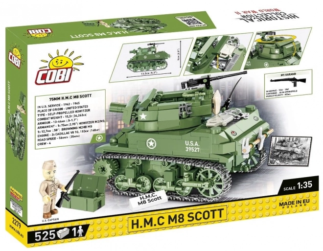 Cobi HMC M8 Scott Self-Propelled Howitzer Building Set