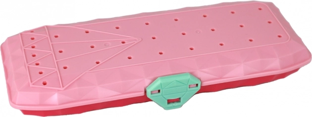 Étui rose compact et pratique