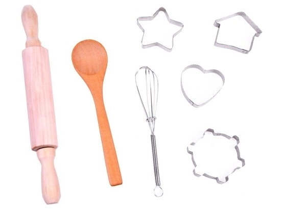 Children's Cooking Set with Apron and Cookie Cutters