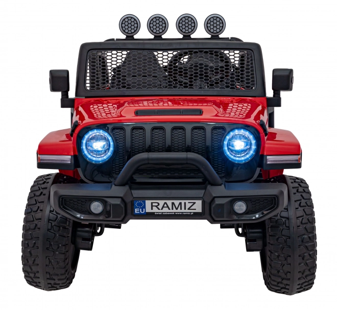Detské terénne auto Off-Road červené – Červená
