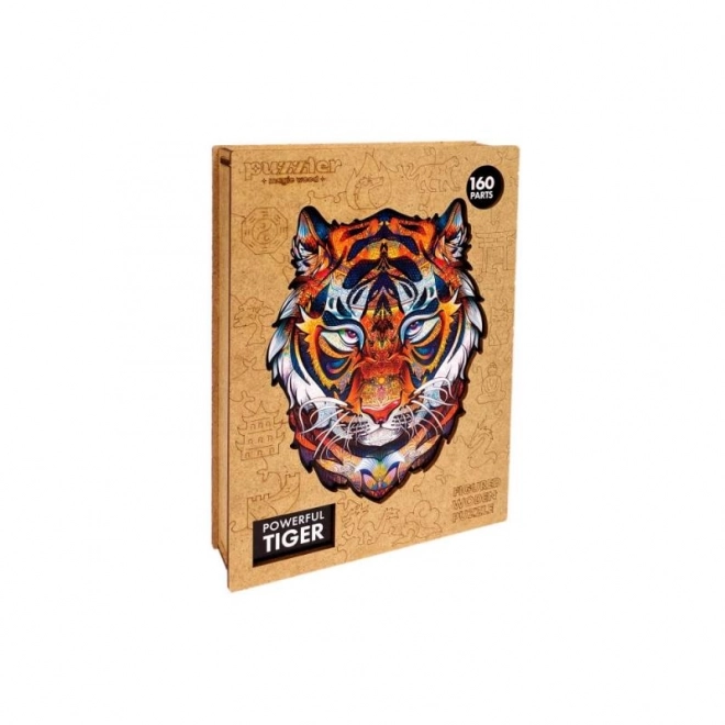 Wooden Colorful Puzzle - Mighty Tiger