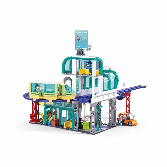 Main Train Station Building Set