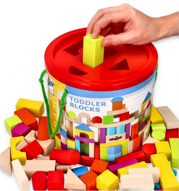 Colorful Wooden Blocks Set