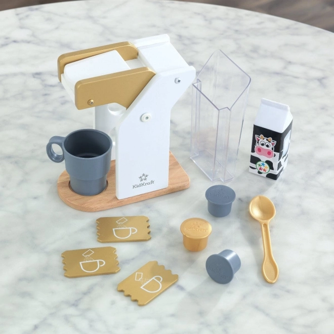 Kidkraft Coffee Maker Play Set - Gold