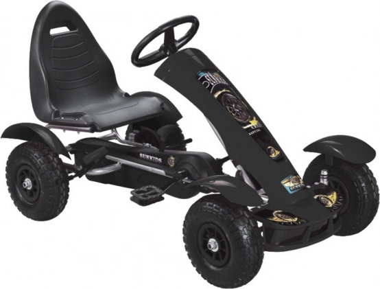 Pedalni gokart črne barve