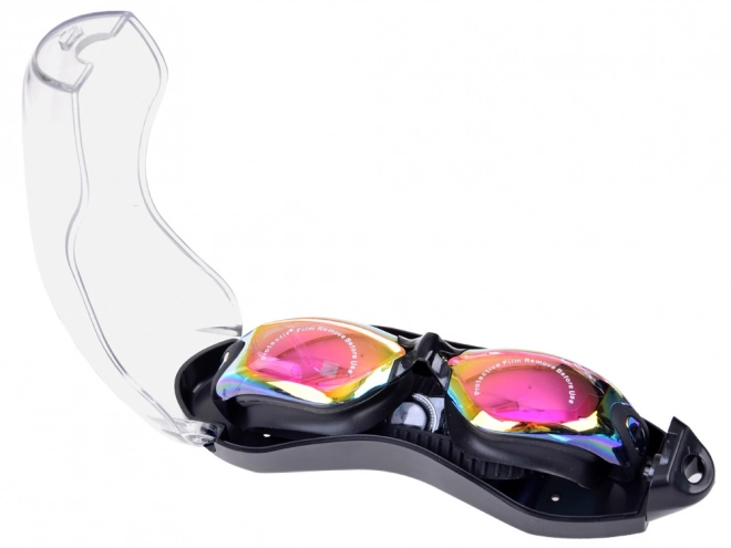 Swimming Goggles Set with Ear and Nose Plugs