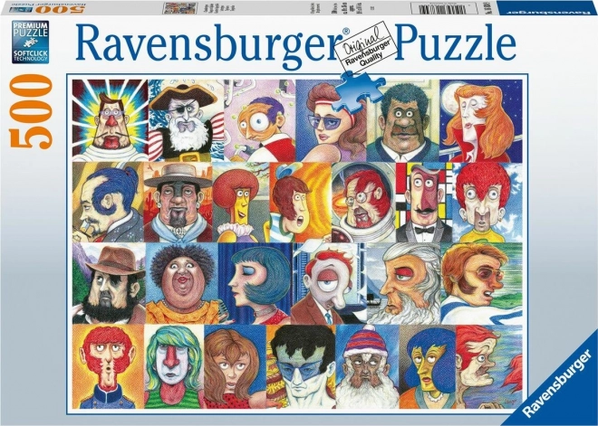 Ravensburger Alphabet Faces Puzzle 500 Pieces