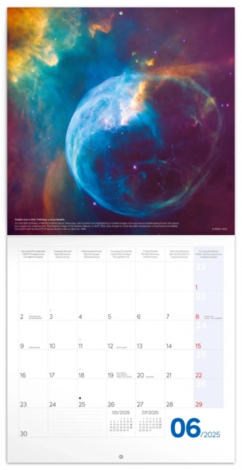 Notique NASA Wall Calendar 2025