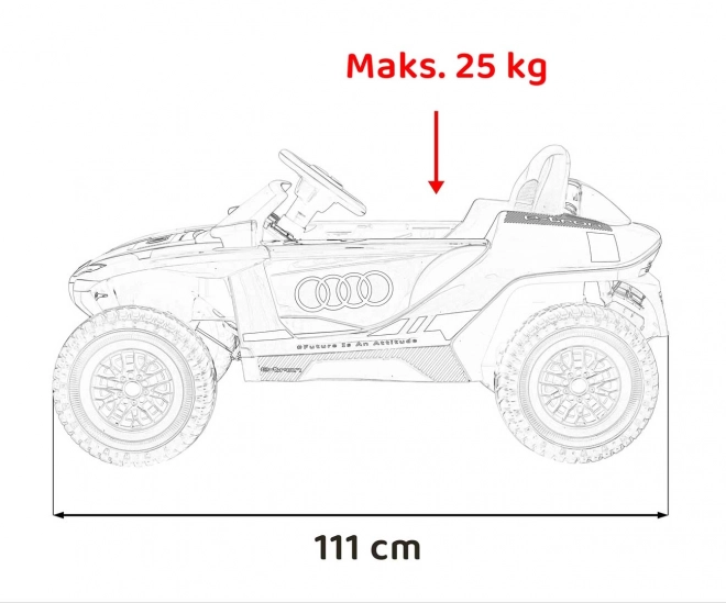Audi RSQ E-TRON vehicle Gray