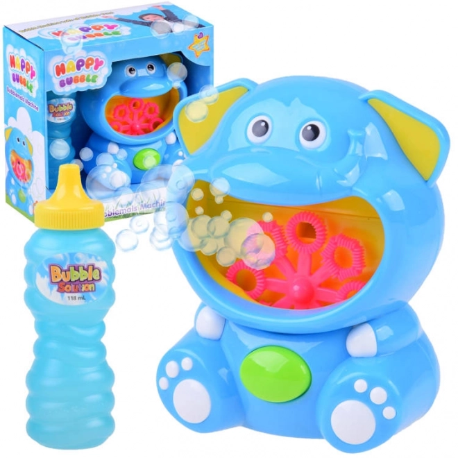 Blue Elephant Bubble Machine